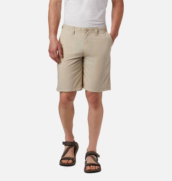 Columbia Washed Out Shorts Khaki For Men's NZ49856 New Zealand